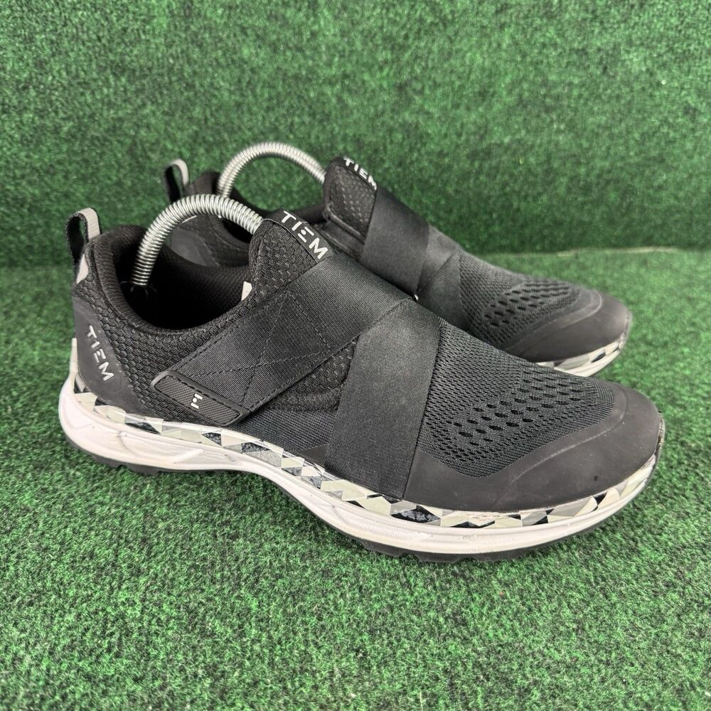 TIEM Slipstream Women's Athletic Cycling Shoes Black US Size 10 2-bolt